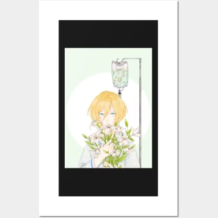 White lilies Posters and Art